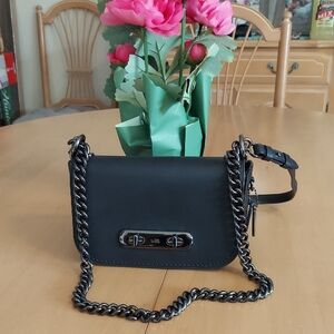 Coach Black Mini Bag with Chain Strap